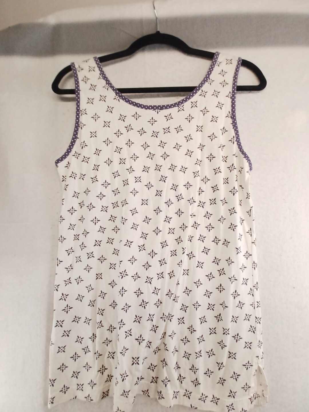 Maser Tank Top Womens Medium Sleeveless multicolor All Over Design Beach Vintage
