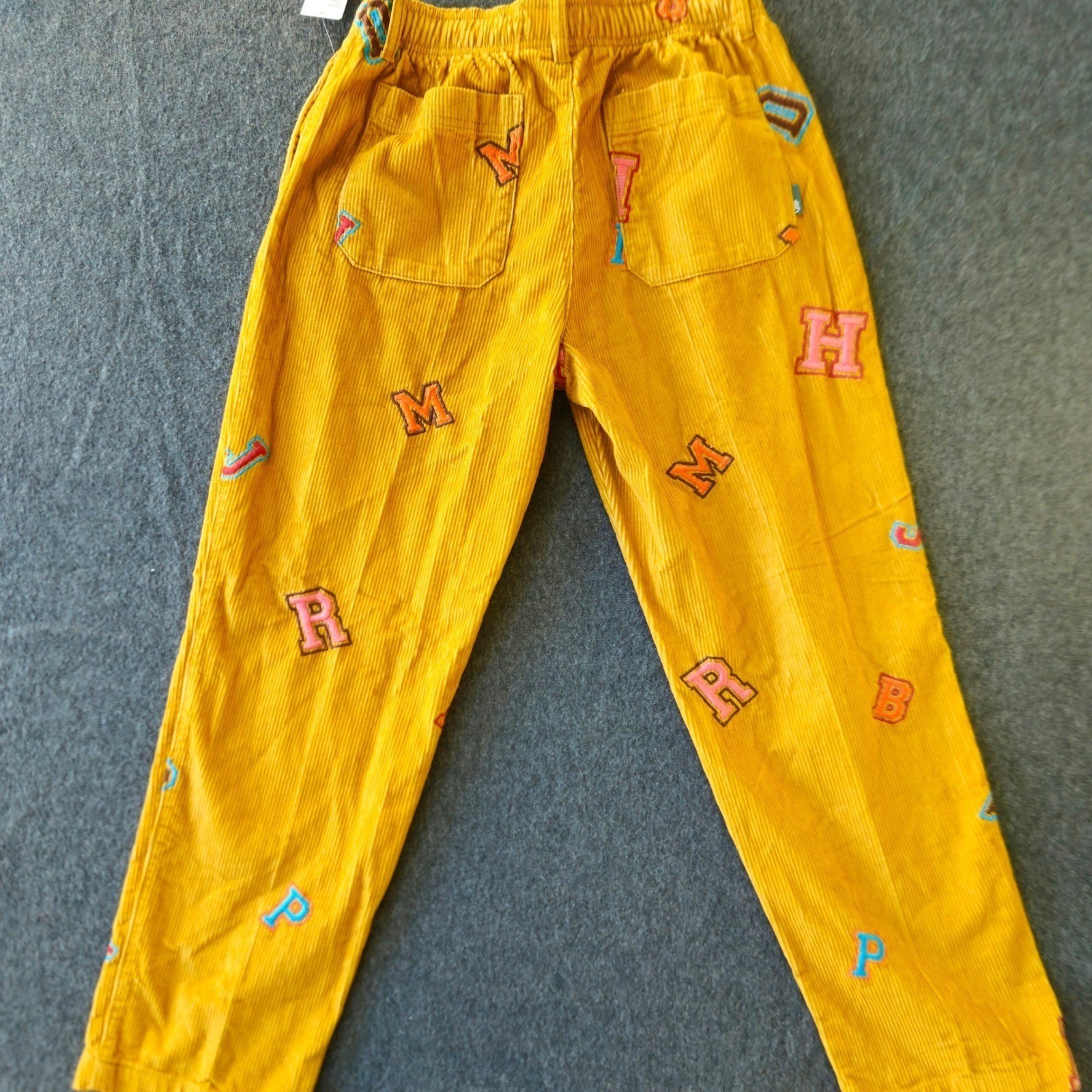 New Urban Outfitters Unisex Corduroy Cotton Patch Pants S/27w Streetwear Kidcore