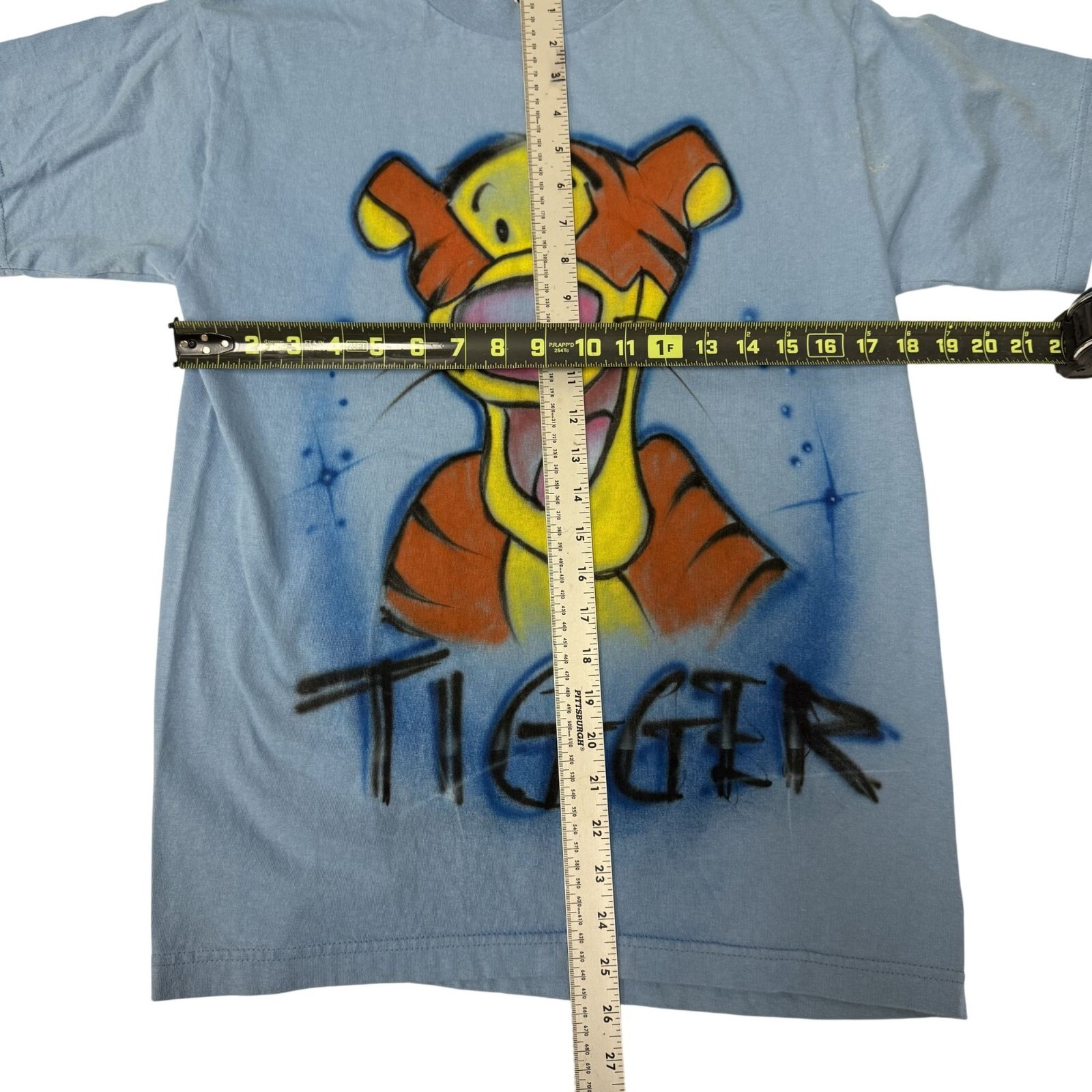 Vtg 80 90’s BNK Blue TIGGER Air Brushed Marquisha AKA Lil KiKi T Shirt USA M