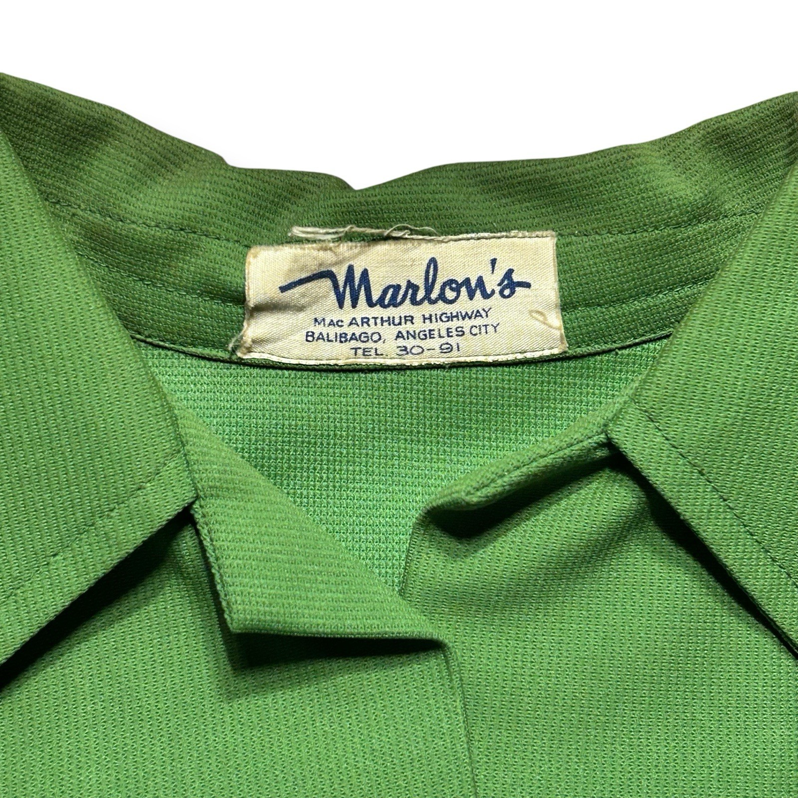 Vintage Vietnam Era Ladies Bowling Shirt Embroidered Size Small Philippines