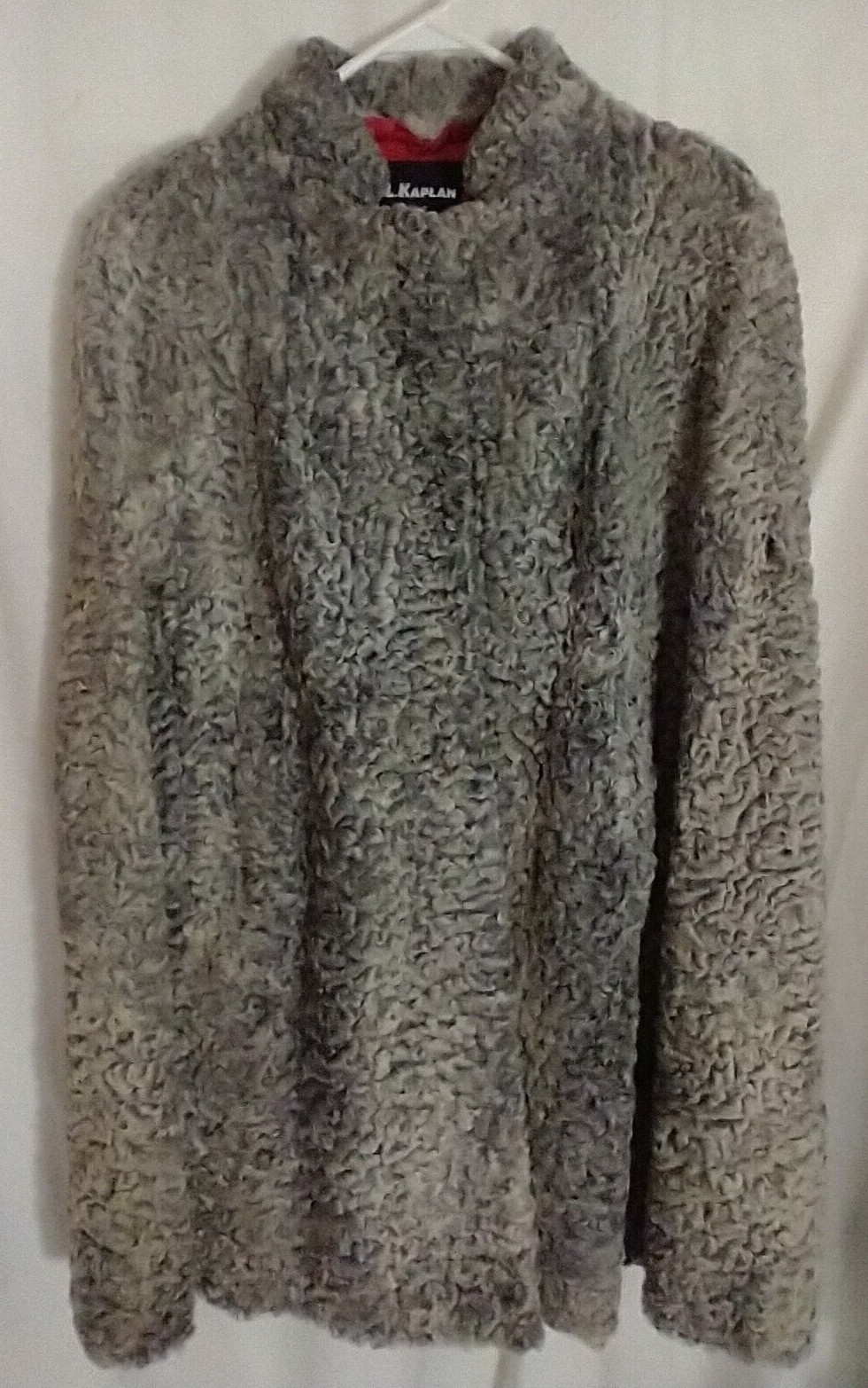Vintage N.L. Kaplan Lamb Sheepskin Fur Cape Women’s Small