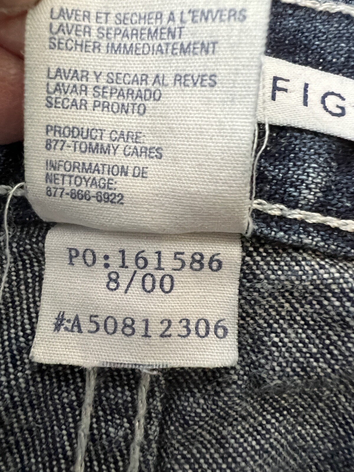 Vintage Tommy Hilfiger Carpenter Jeans Women 31×30 Blue Relaxed Baggy Y2K Tag 10