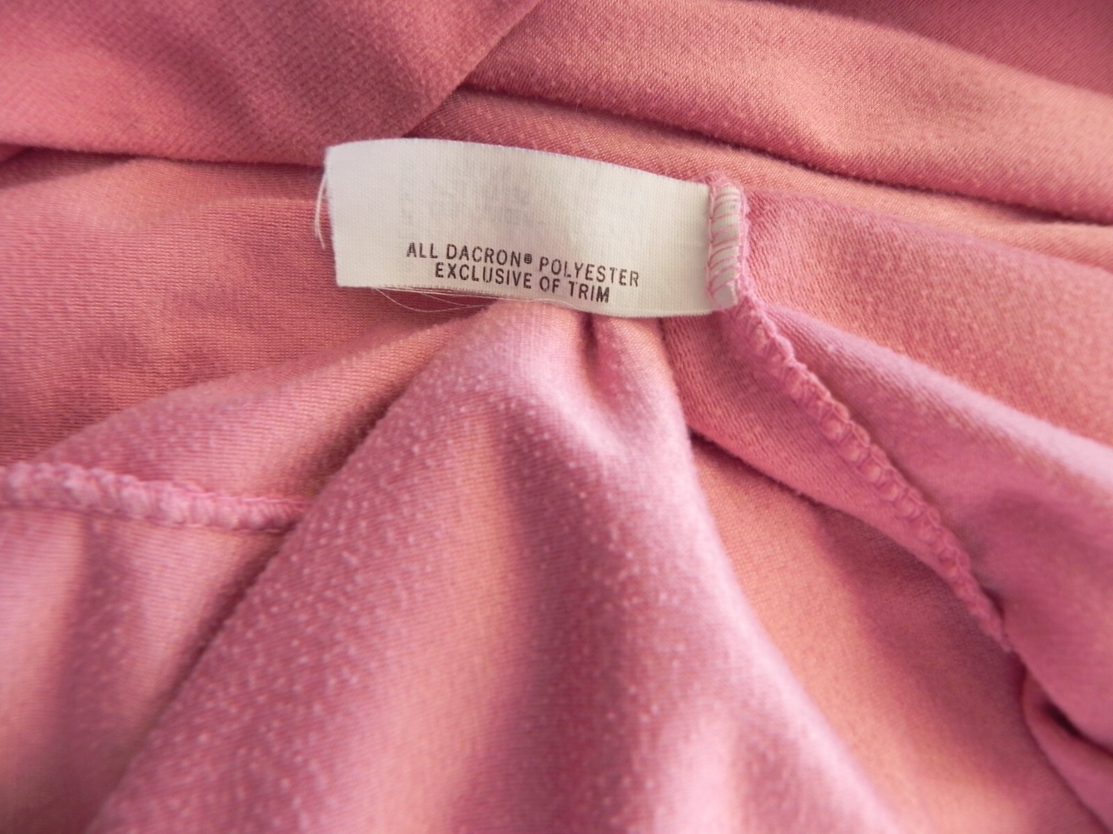 Avantique RARE Robe/Coverup Pink Velour Maxi Long Sleeve 3/4 Zip Pockets Size L