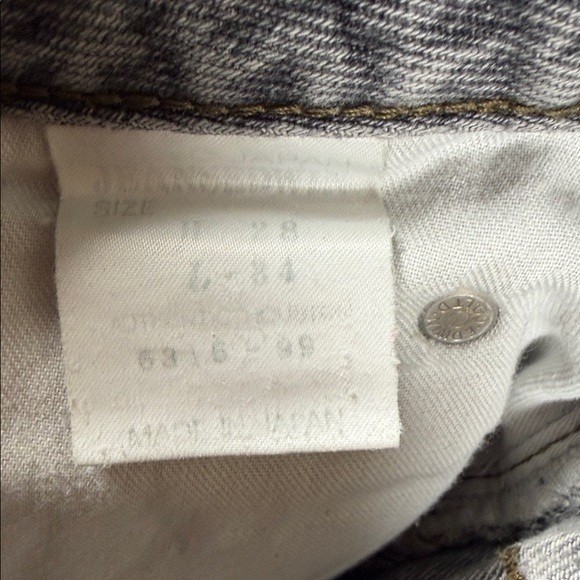 Vintage Edwin Jeans Gray Acid Wash High Rise Tapered Mom Jeans Made in Japan 26