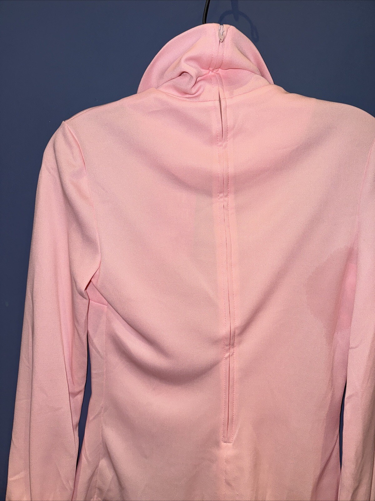 Womens 6 Pink Top, Butte Knit, Jonathan Logan, Pink, Secretary 1960 Neck Tie NWT