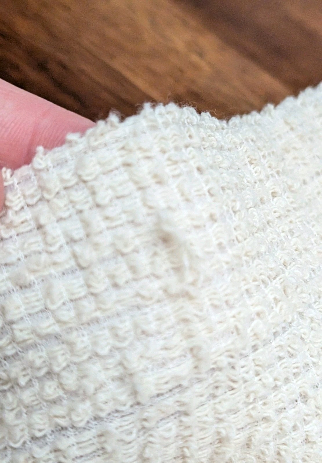 VTG 1970’s Casual Corner Jacket Cardigan Women Medium Cream Boucle Open Front