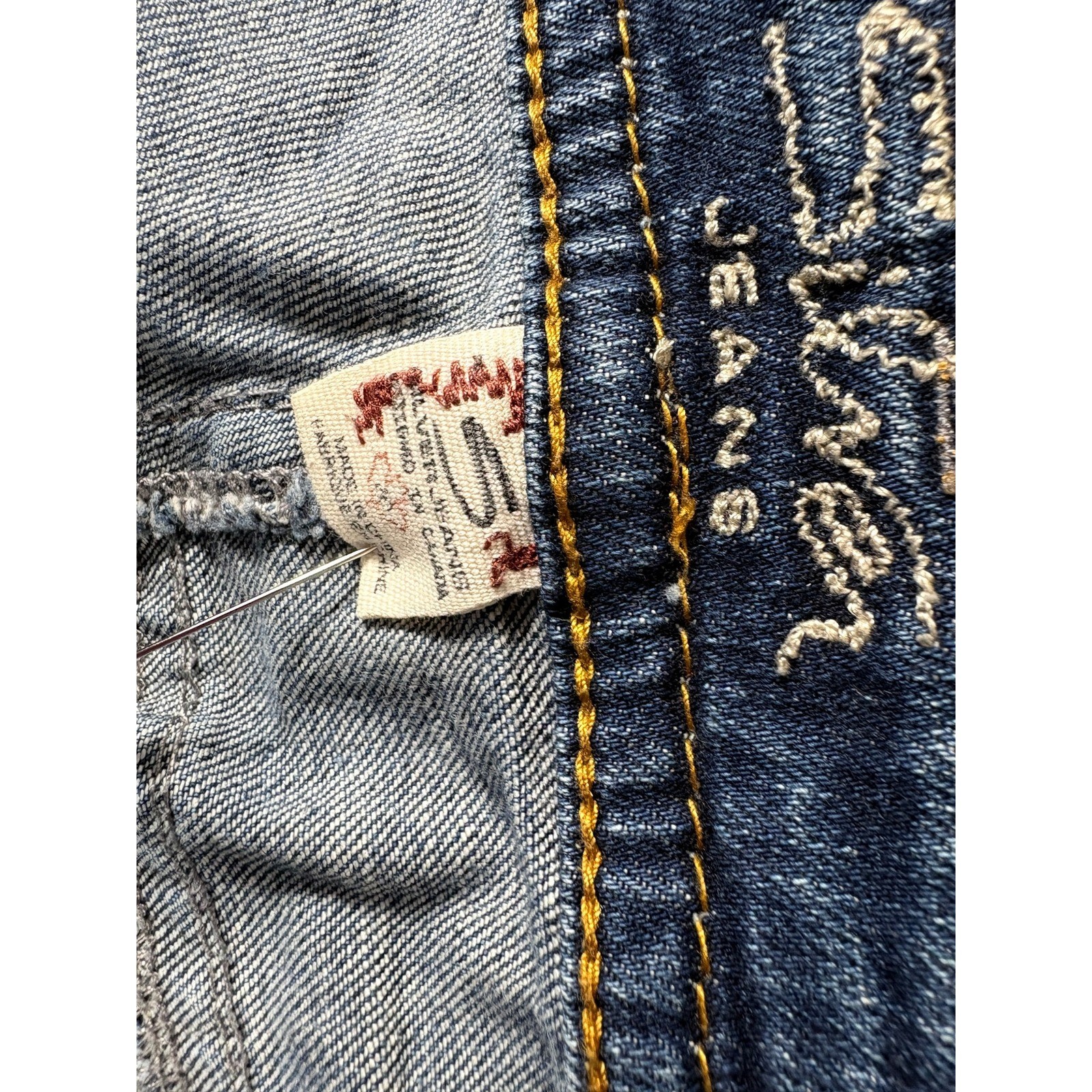 Vintage Silver Jeans Co. Bootcut Jeans Womens W44xL27 Blue Denim Mid Rise Faded