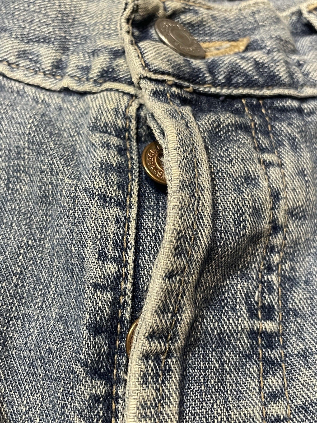 Vintage GAP Jeans 10 Loose Fit Baggy Button Fly Made In USA 90’s Grunge