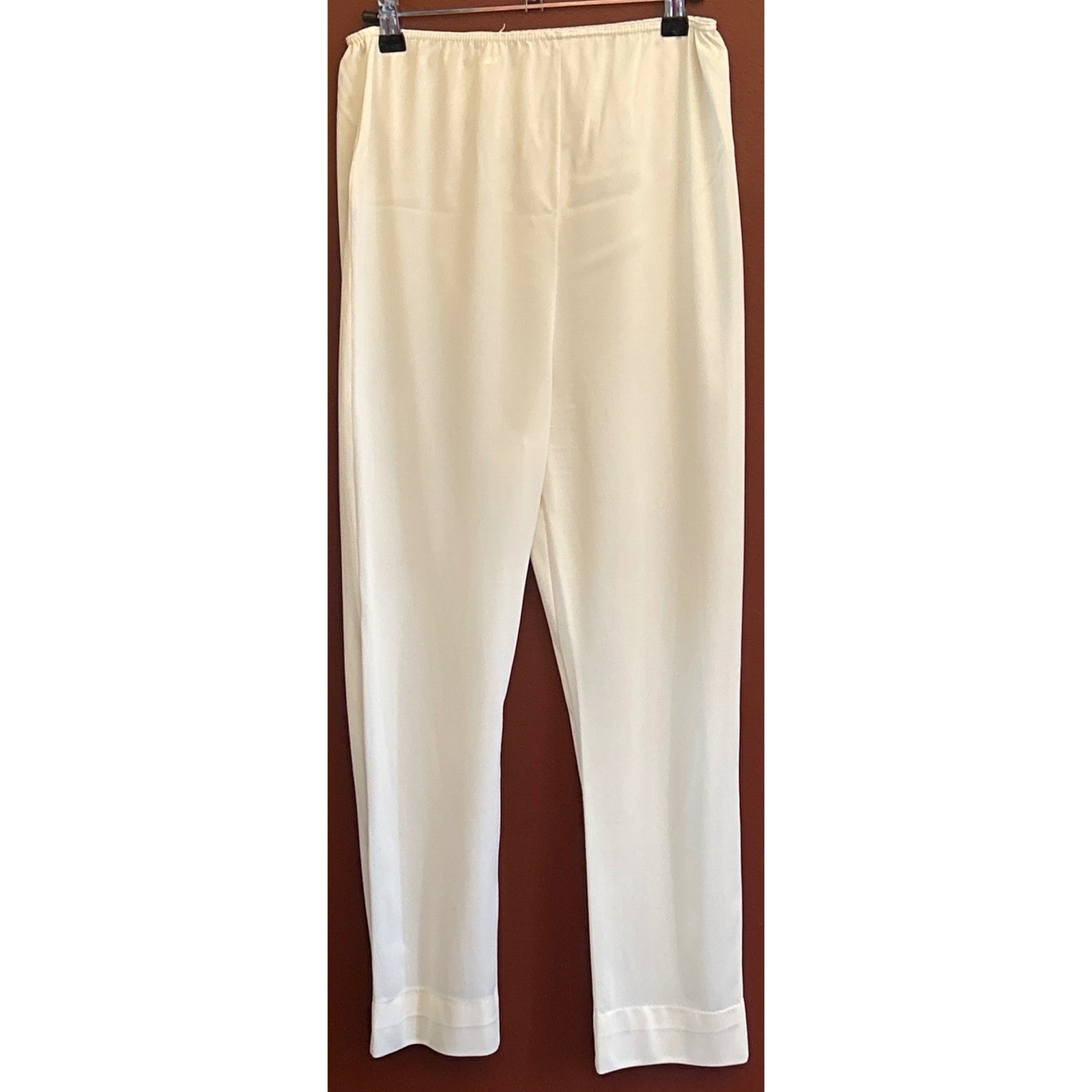 Vintage sears Pajama Pants Cream Loungewear Minimalist Quiet Luxury Regencycore
