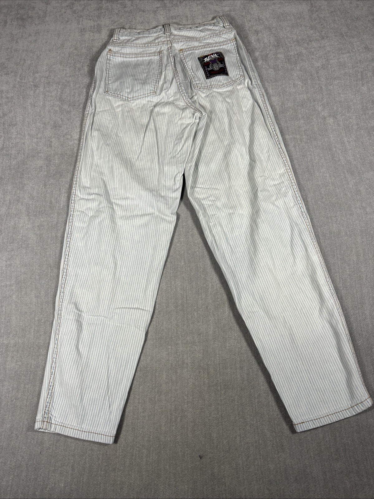 Woman’s Zena Size 4 Light pinstripe denim jeans Vintage