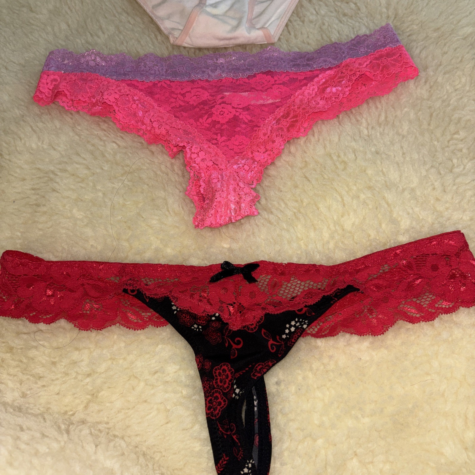 Vintage Lote 4 Pink/victoria Secrets Mic Pantis #5370