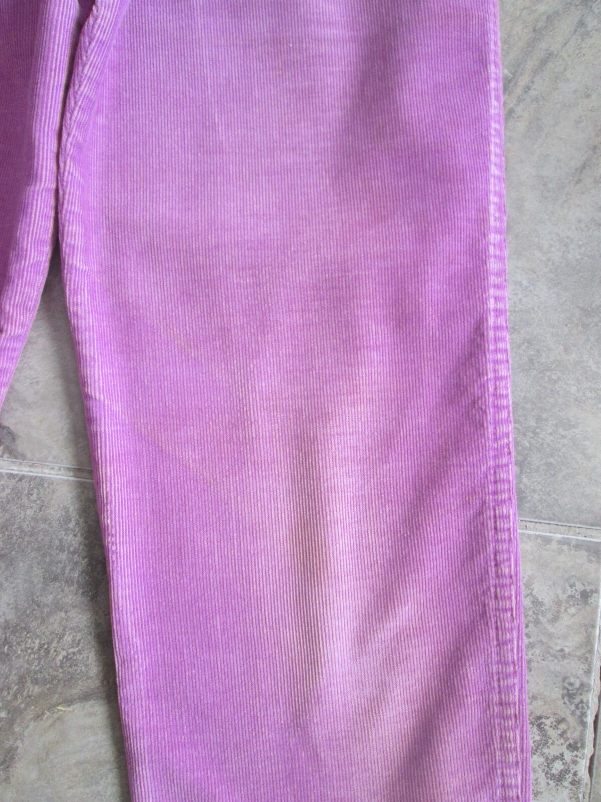 VTG Ocean Pacific Corduroy Pants +/- 22×31 Purple High Waist Tapered Leg Pleated
