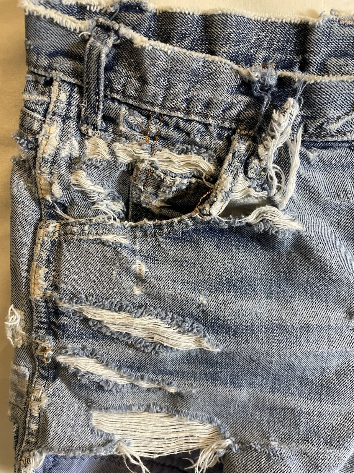 1972 Levi Strauss Denim Cutoffs Shorts 30” Waist Original