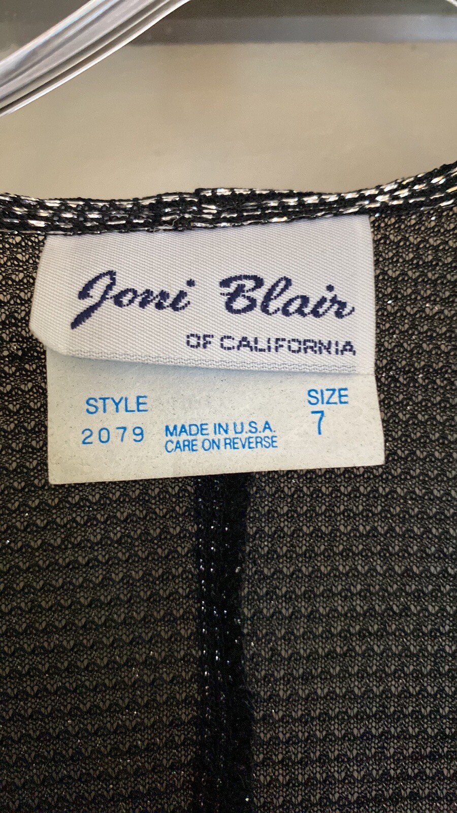 Vintage Joni Blair of California Sheer Jacket 7, Fits Like A Small / Medium