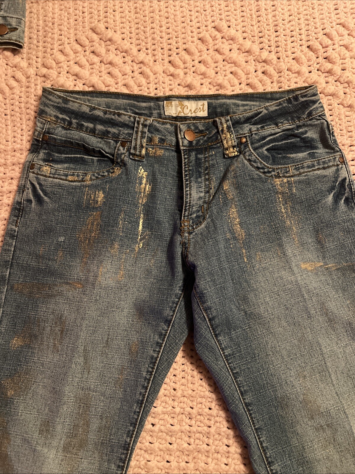 Vintage Crest Jeans Denim Outfit “70s – 80’s Costume”