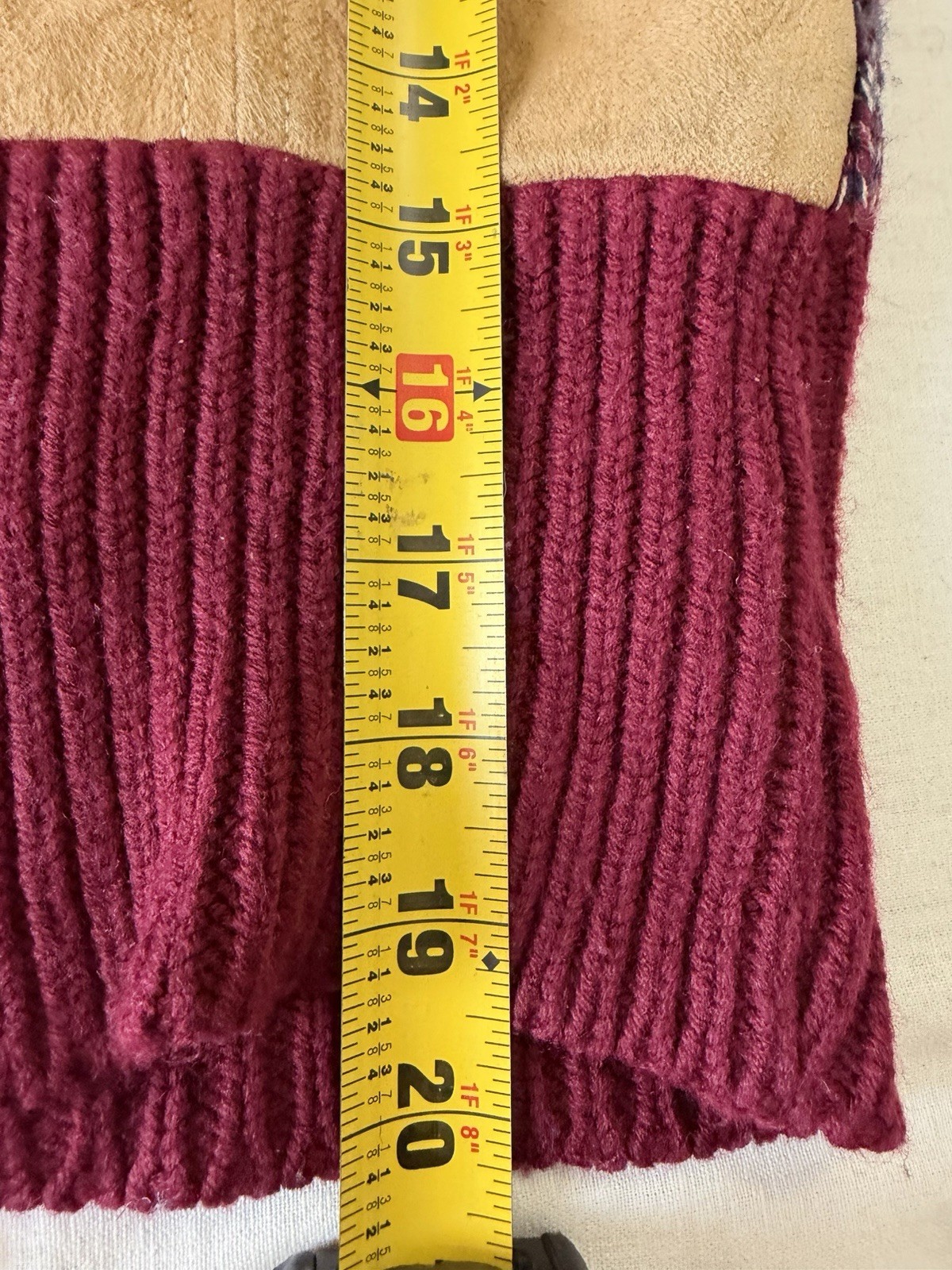 Vintage Retro Barbara Lee Jrs 70’s Suede Front Sweater Jacket Cropped S/M