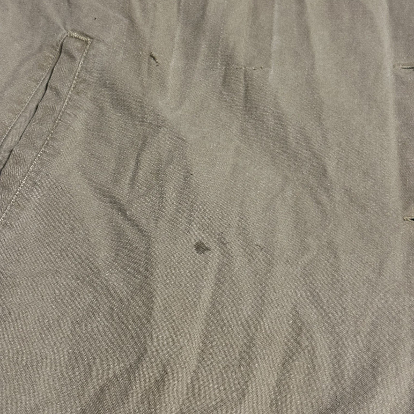 Vtg 80s Banana Republic Mill Valley Safari Coverall Jumpsuit Khaki Cotton Sz S