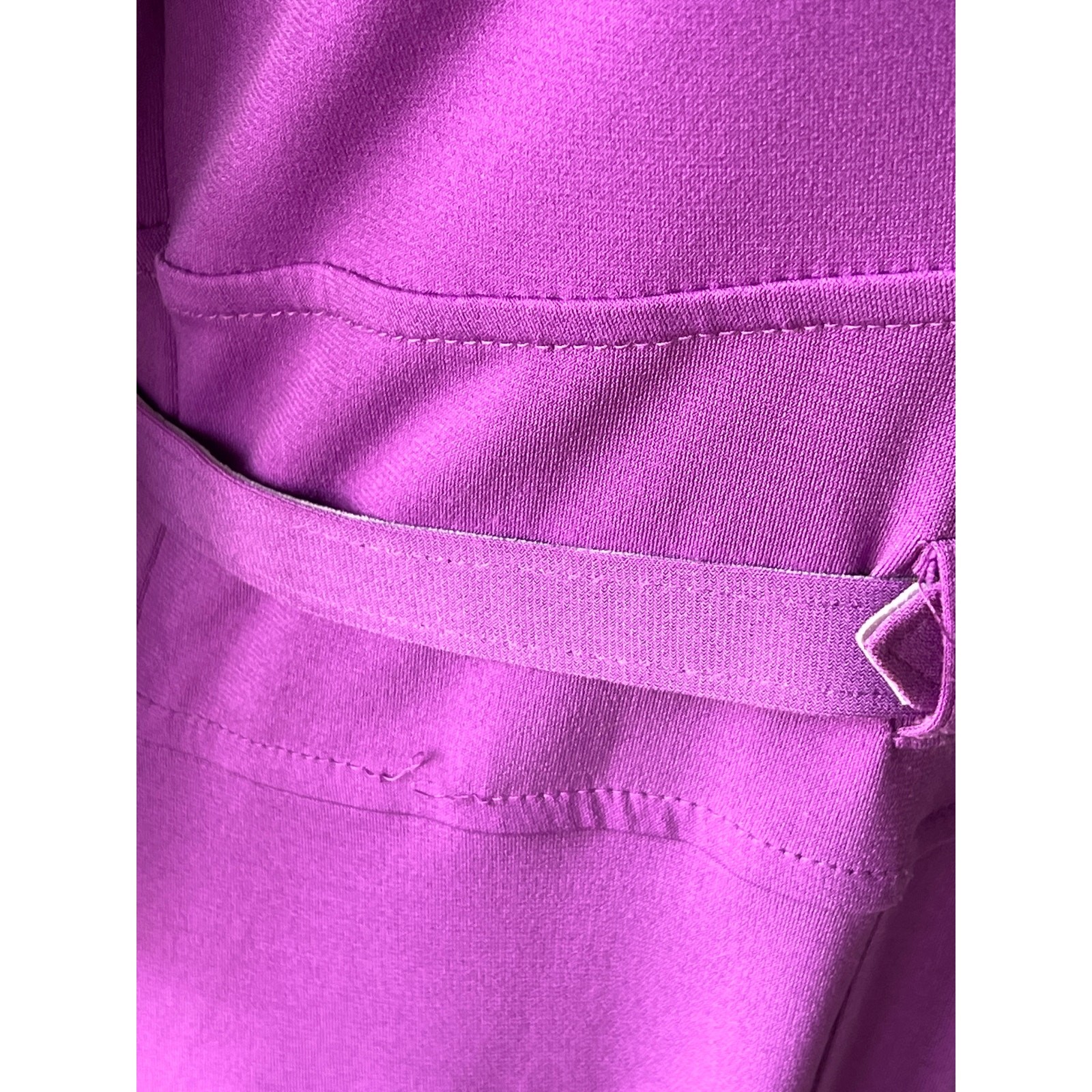 Vintage Chadwick’s Purple 1970s Polyester Spandex Dress Women’s Size 6 80s Retro