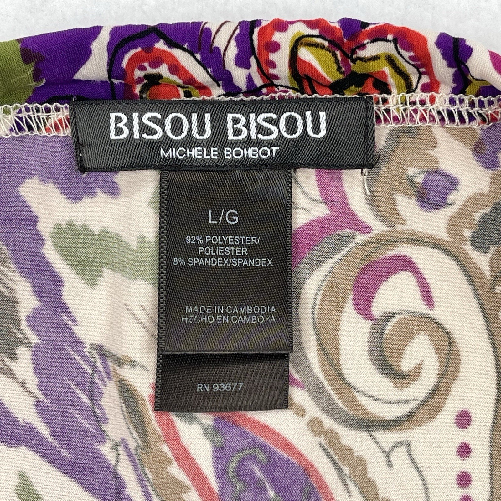 Bisou Bisou Women’s Large Paisley Mini Halter Dress Clubbing Y2K Vintage