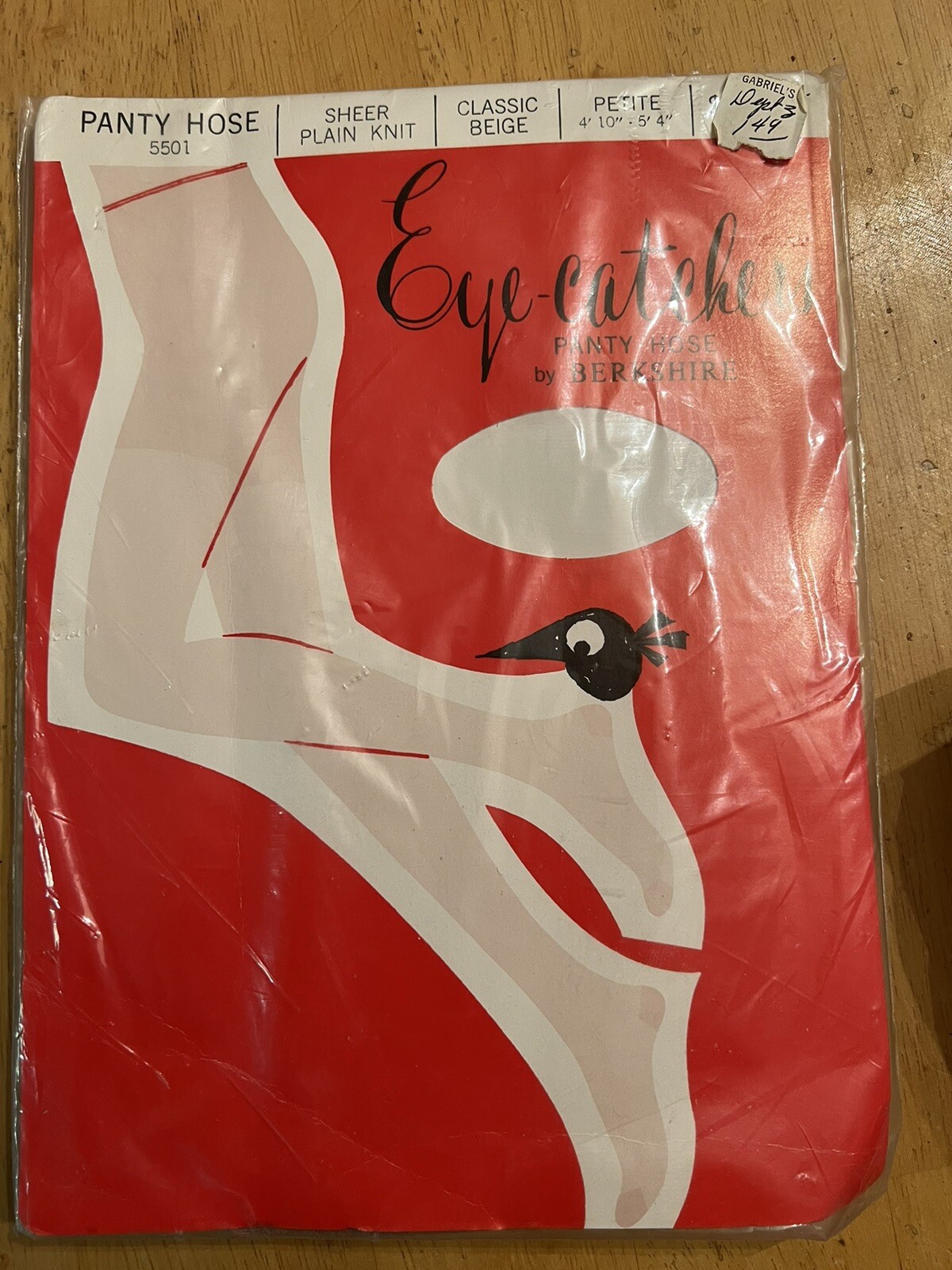 ✅ Vintage Stockings 1950s Eye Catchers By Berkshire 1 Pair Classic Beige Petite