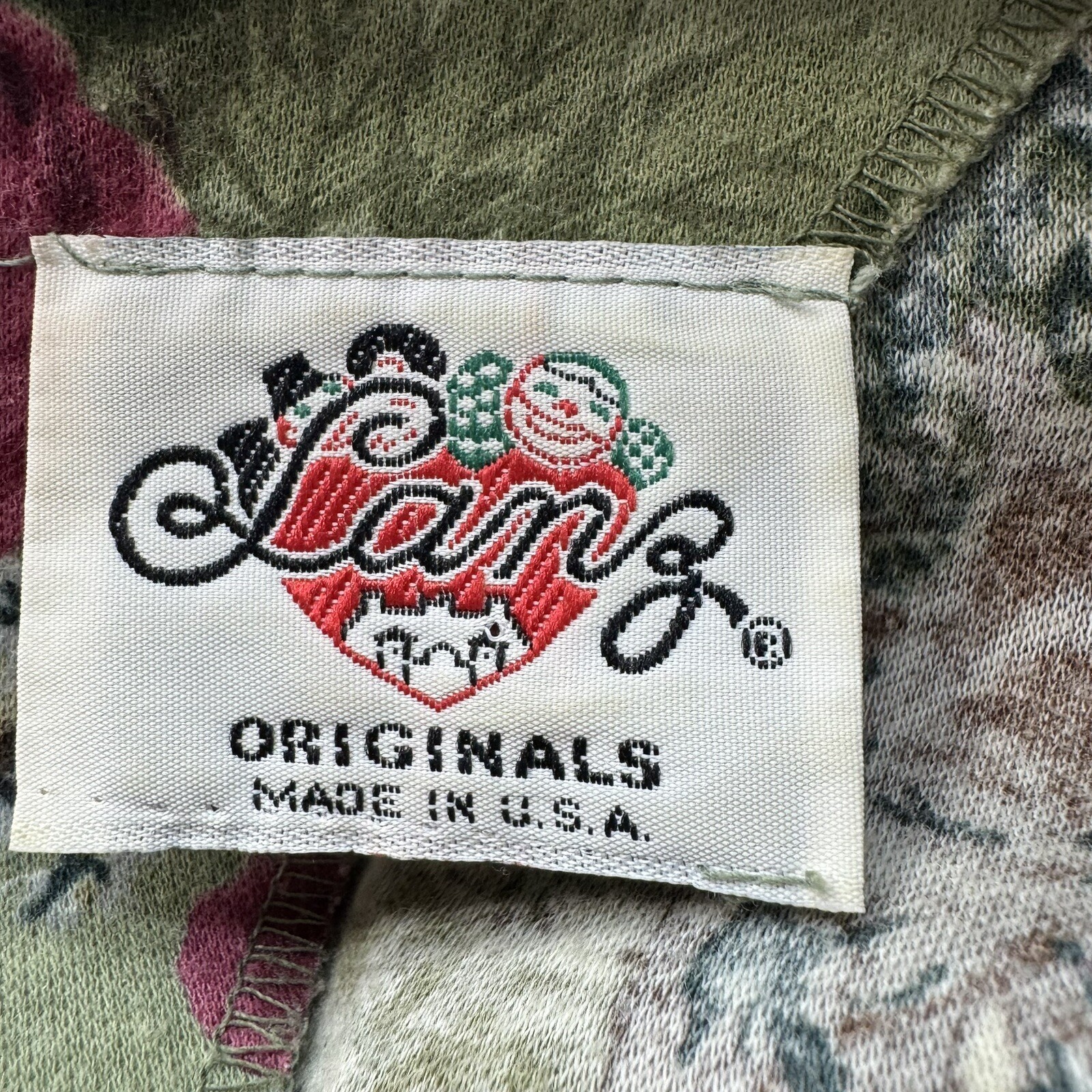 Vintage 80s LANZ Originals Floral Cottagecore Prairie MIDI Dress Size Medium