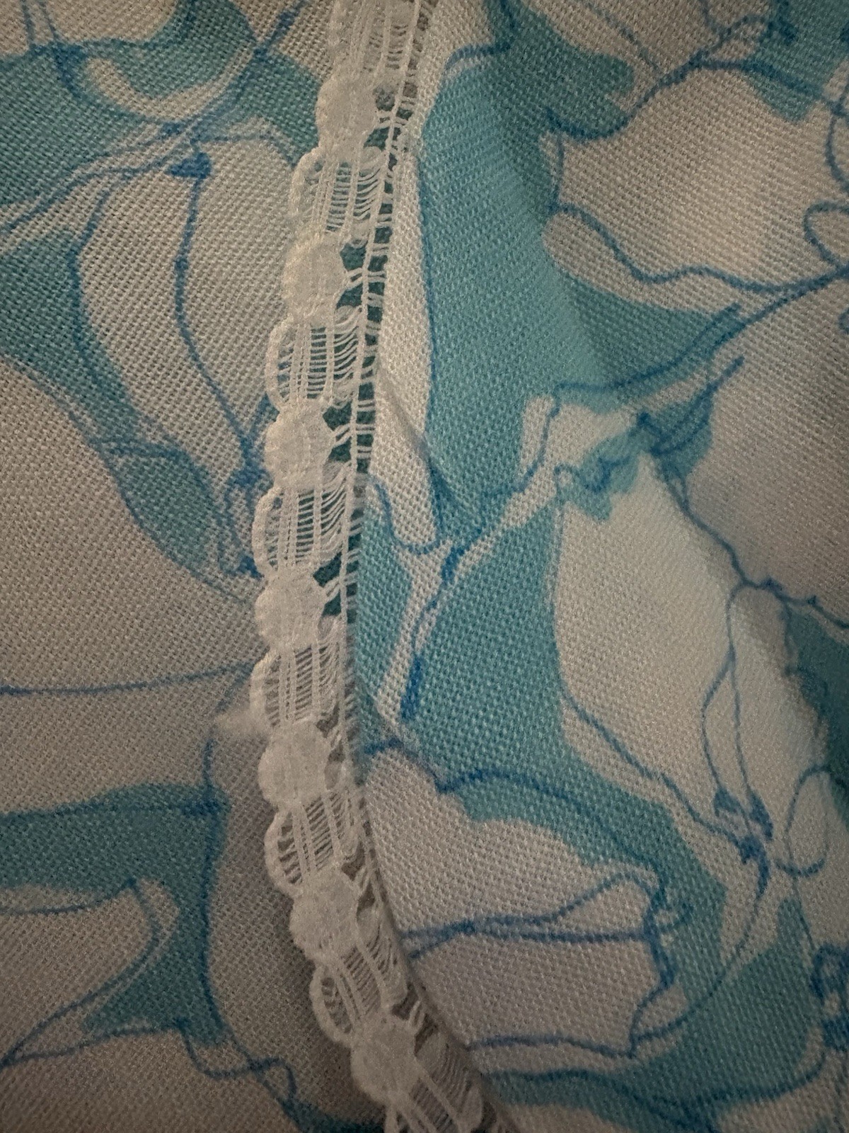 Vintage Housecoat Duster Nightgown Philmaid Snap Front Grannycore Size Large