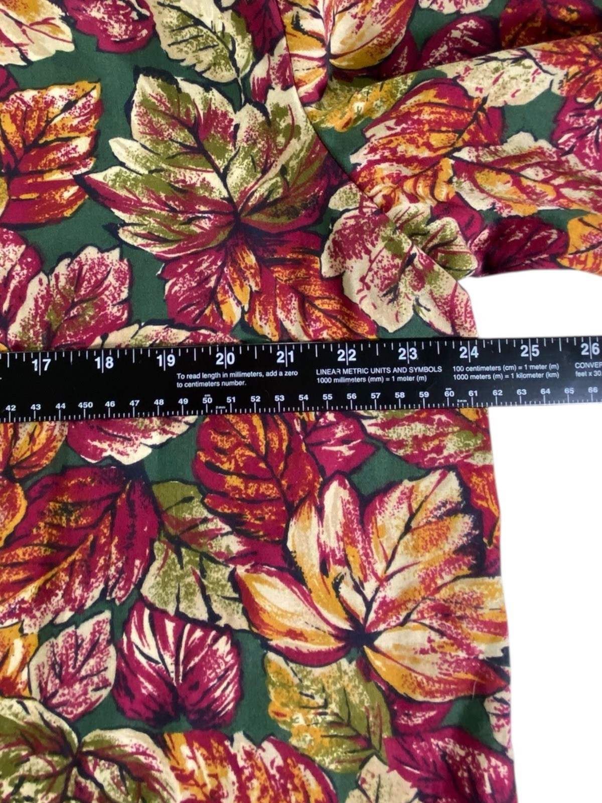 Katie Brooke Womens Blazer Size 18 Autumn Leaf Floral Print Lightweight USA