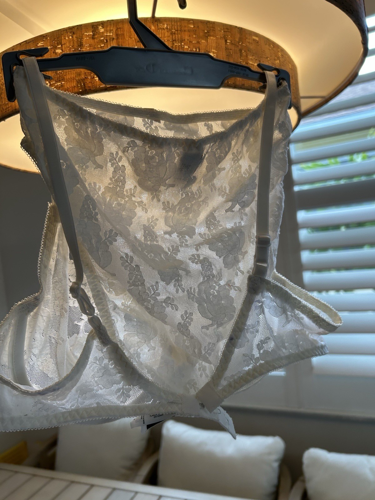 NOS Christian Dior Vintage Lace Bra & Panty Set floral lace price drop $249 VTG