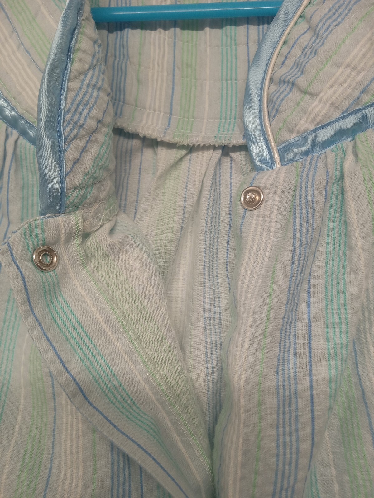 Morning Glory By Jasmine Rose NIGHTGOWN womens Size Small Petite Pastel Blue