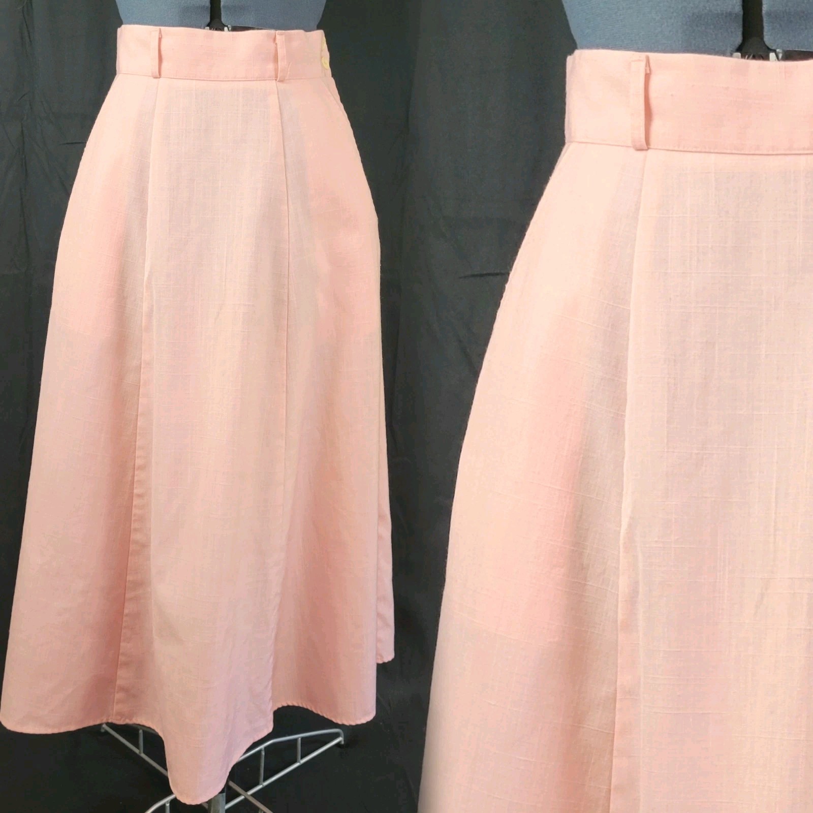 Vintage Counterparts Pink 6 Gore Skirt w Pockets Size 12