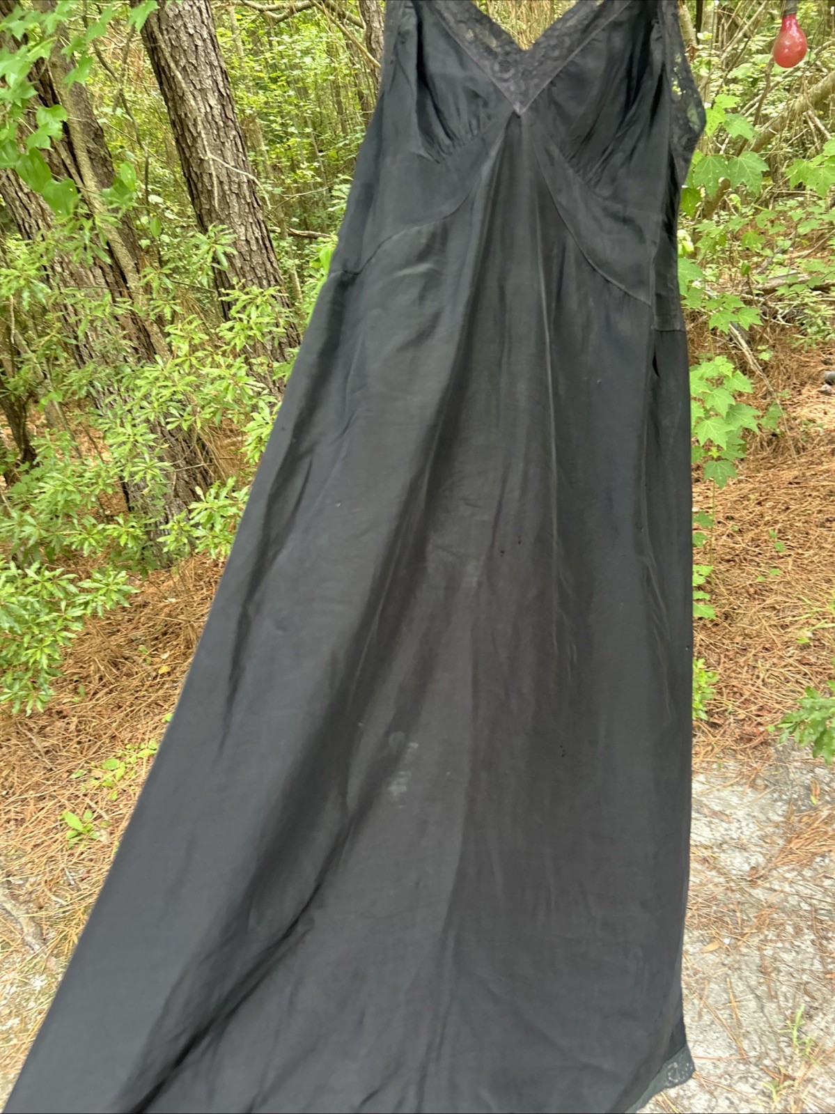 Vintage 1940/50’s Miss Elaine Precisionals Liquid Rayon Tricot in Black Size-S