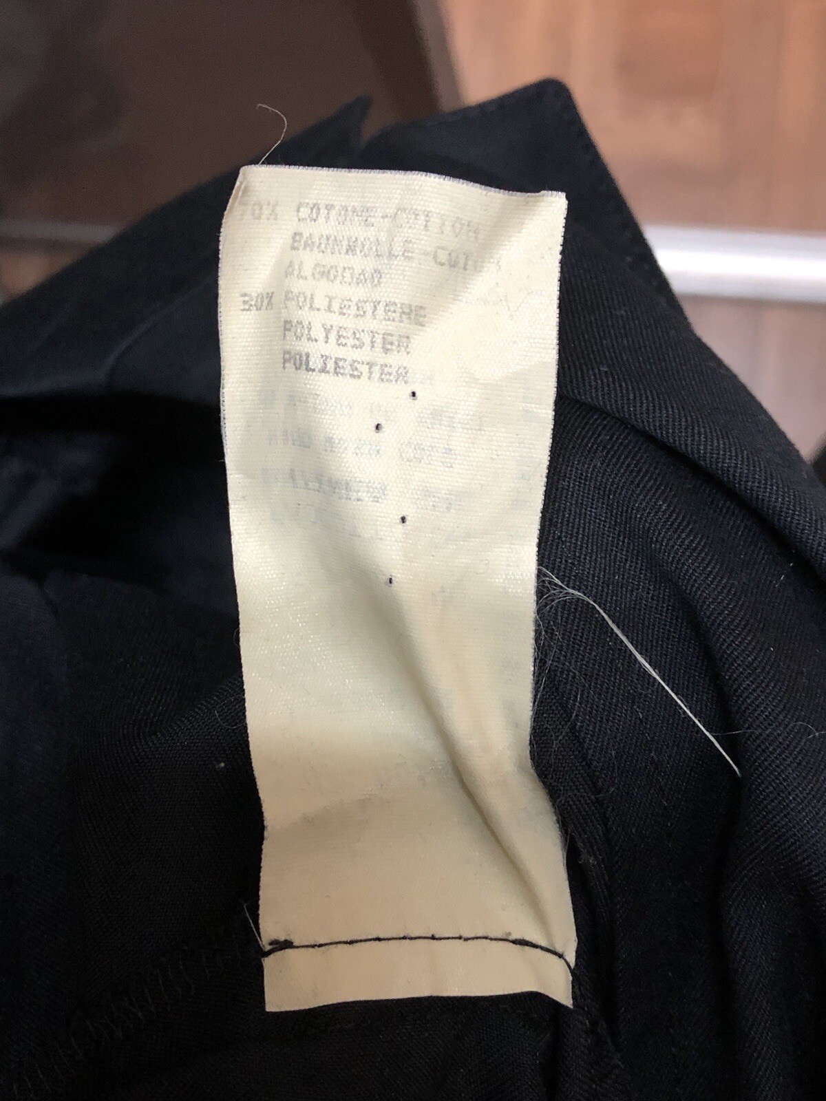 Vintage Emporio Armani Women’s Blazer Jacket Black Cotton Size M