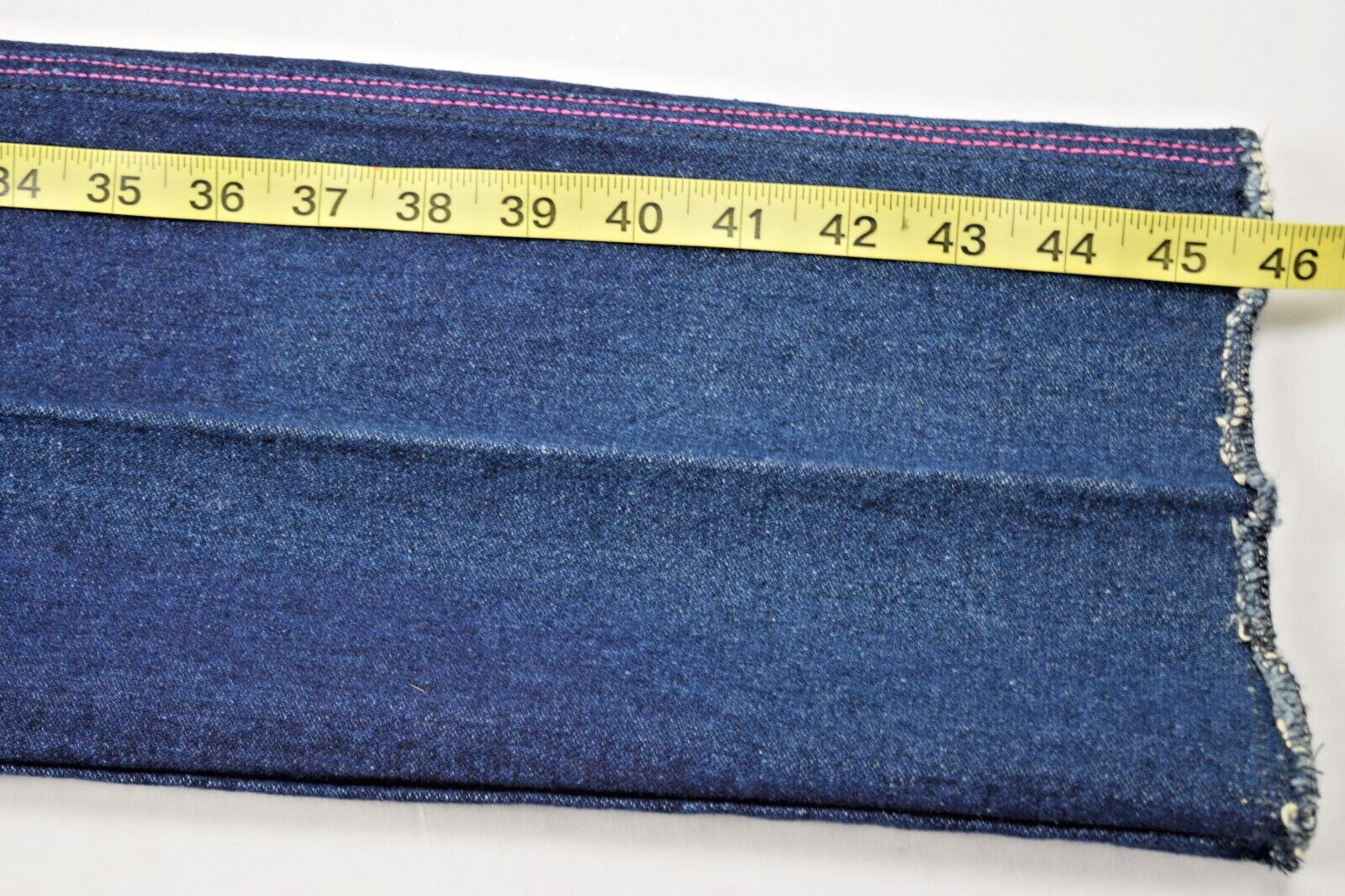 Vintage Sergio Valente Jeans Size S/M 70s Dark Wash Pink Stitch Straight Leg NWT