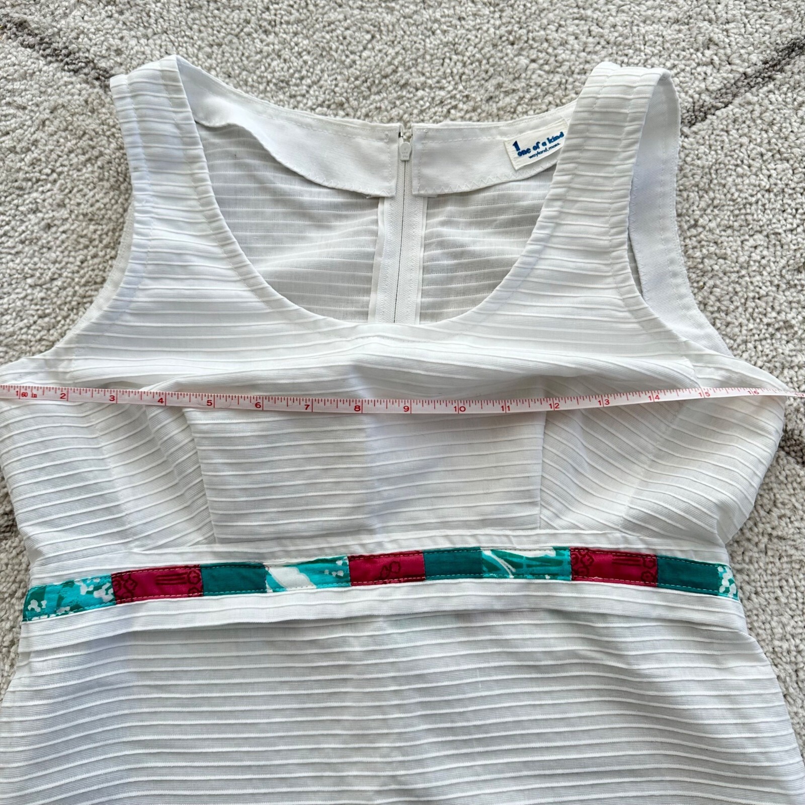 Vintage 70s Handmade Tennis Sundress Tenniscore Meets Retro Chic