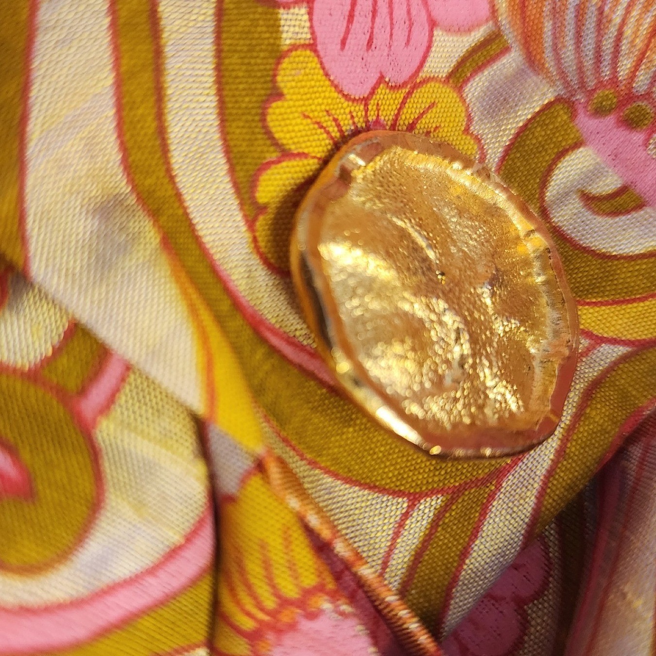 ✨️Vintage 60s Mod Floral Shift Dress Pink Orange Psychedelic Boho Retro Indie🌸