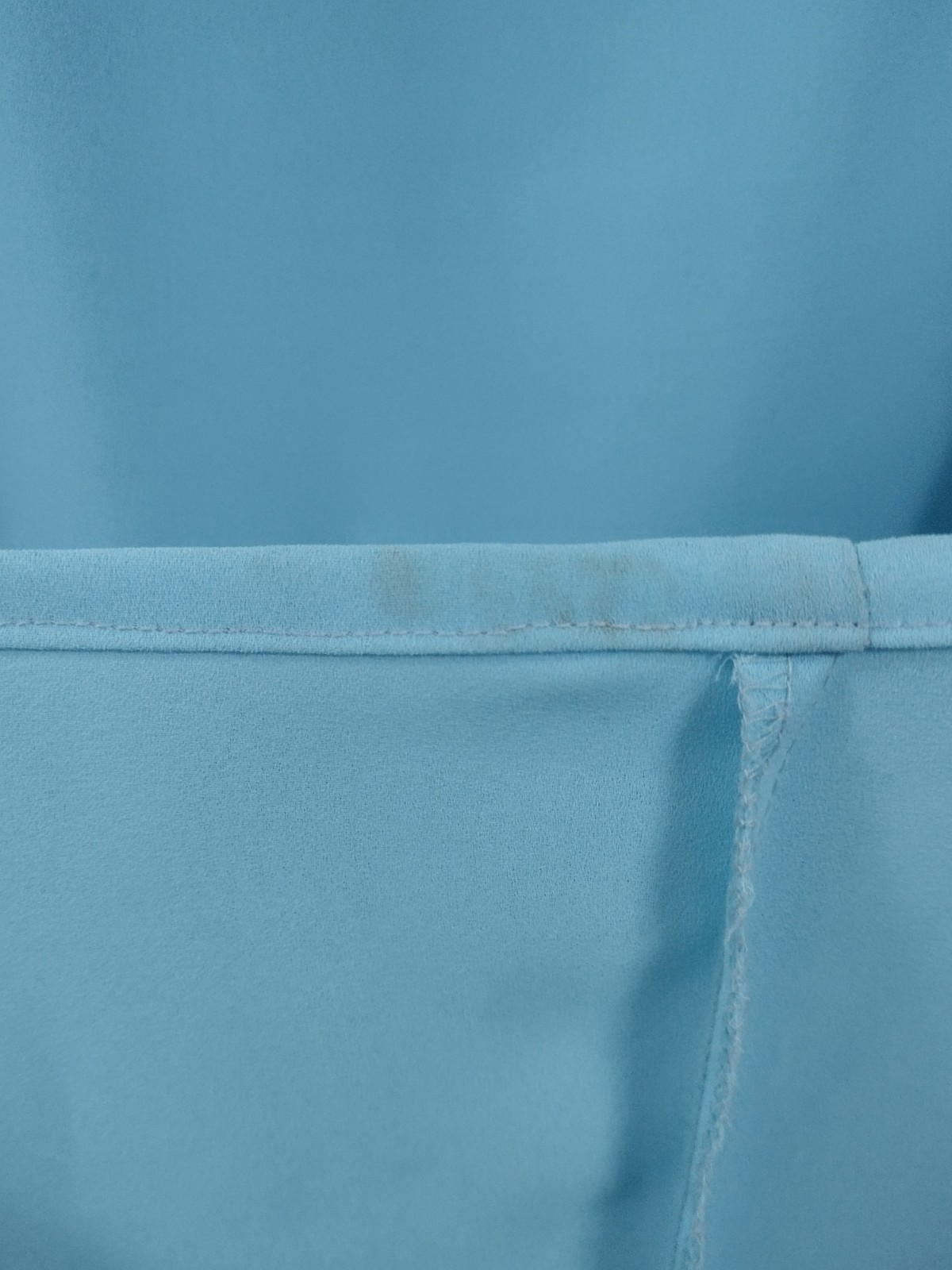 Vtg 70s Ice Blue Maxi Dress 16 1/2 Sheer Cardigan Jacket Made USA Formal Wedding