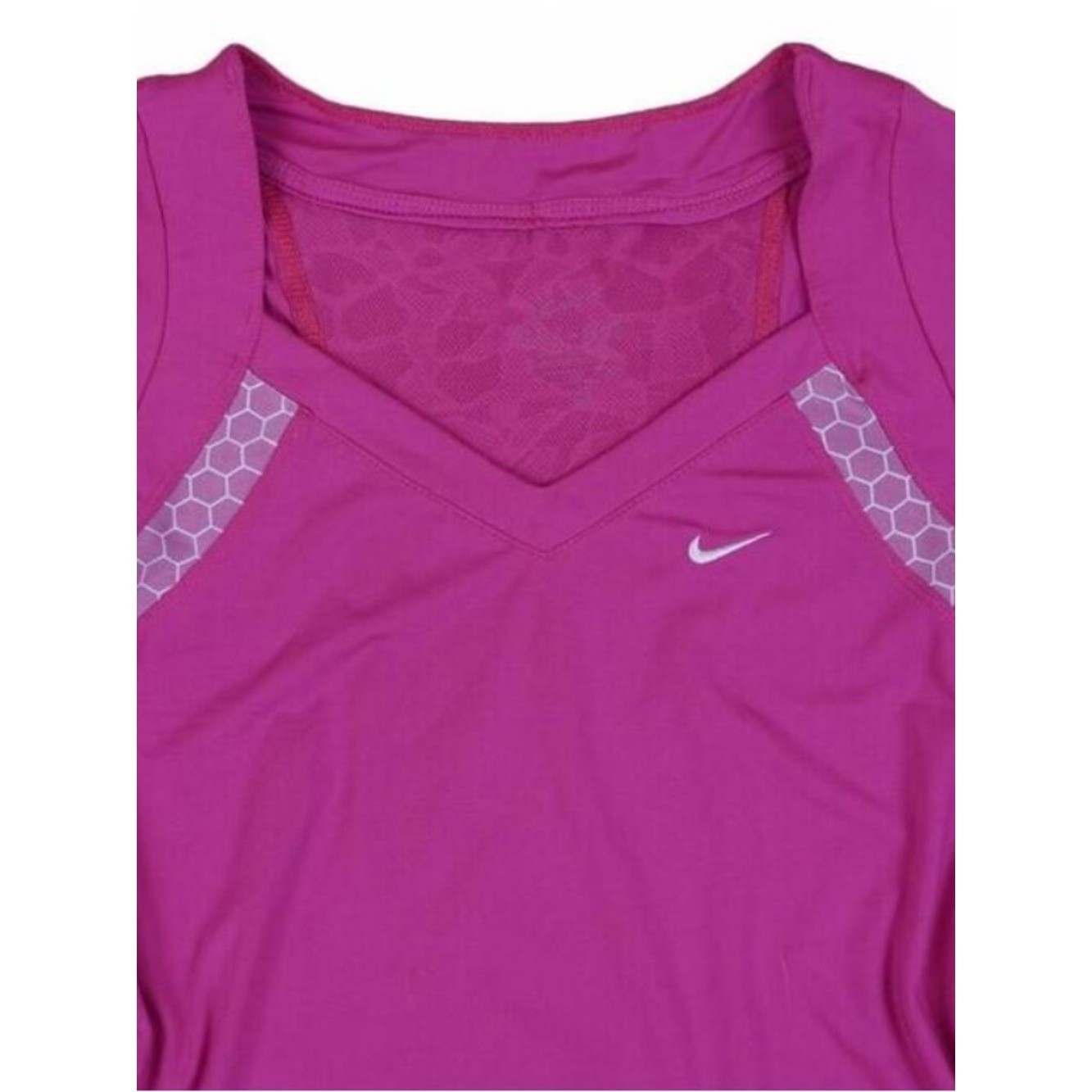 Vintage Athleisure, Nike Y2K PInk T-Shirt with back lace design Size M