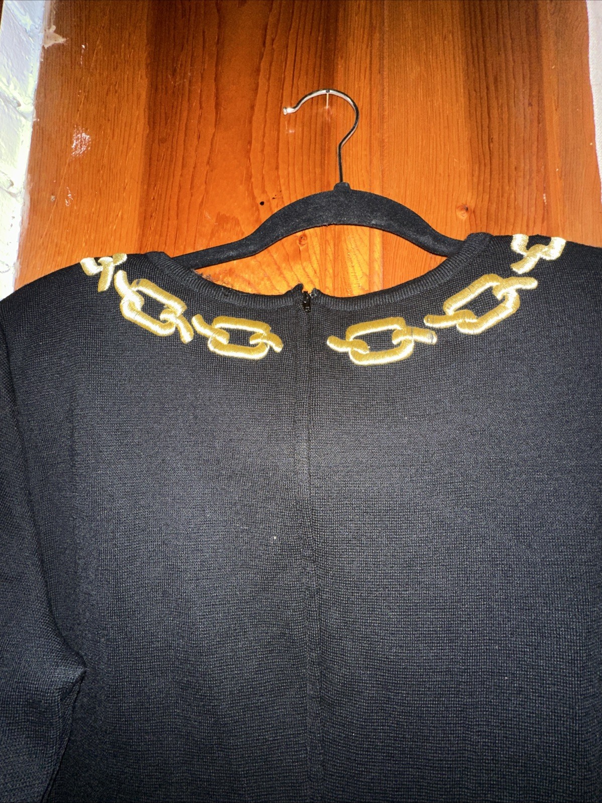 Vintage 80s Warren Knits x Marisa Christina Womens 12Glam Dress Wool