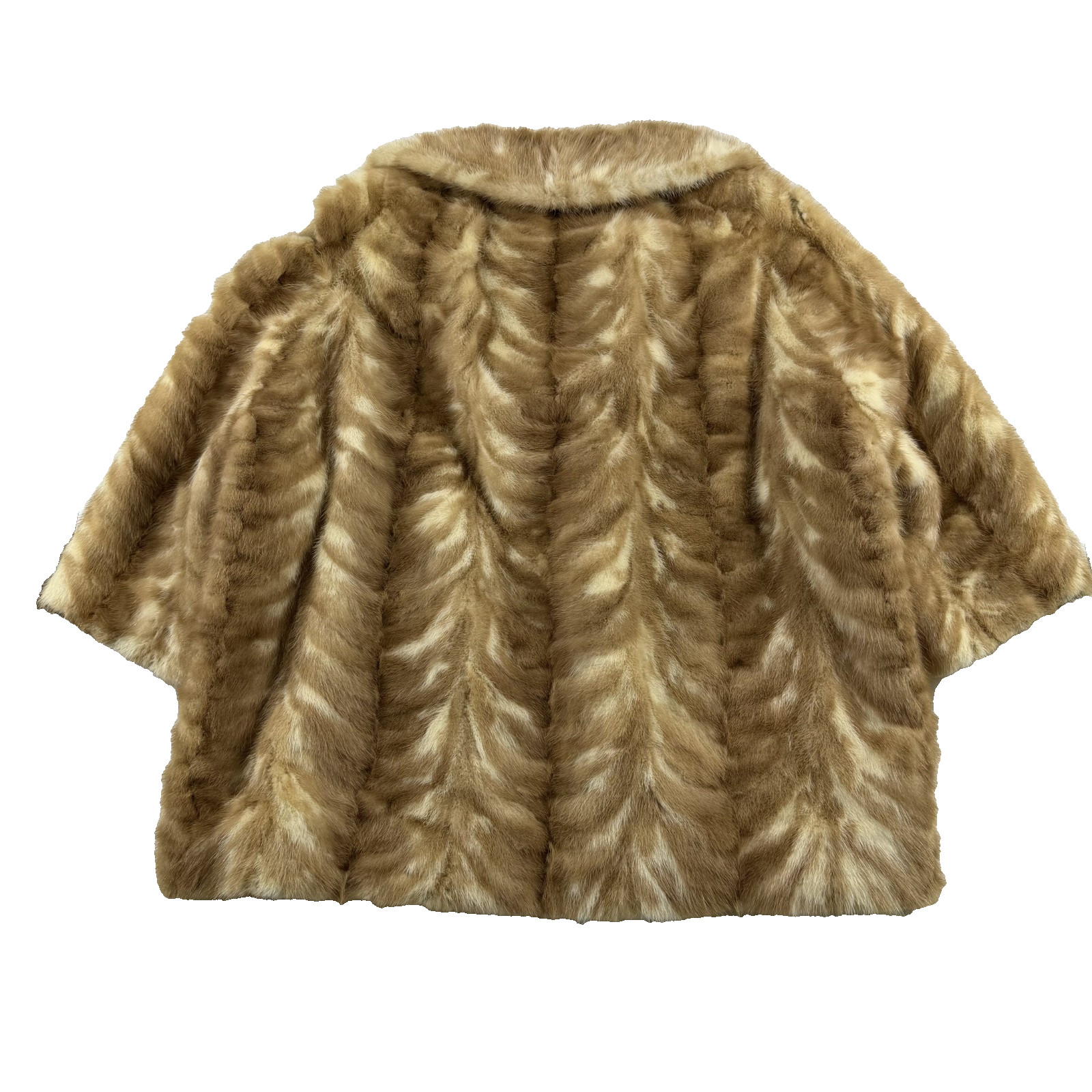 Vintage 1970’s Honey Brown Genuine Mink Fur Coat Womens S/M Luxury Mobwife