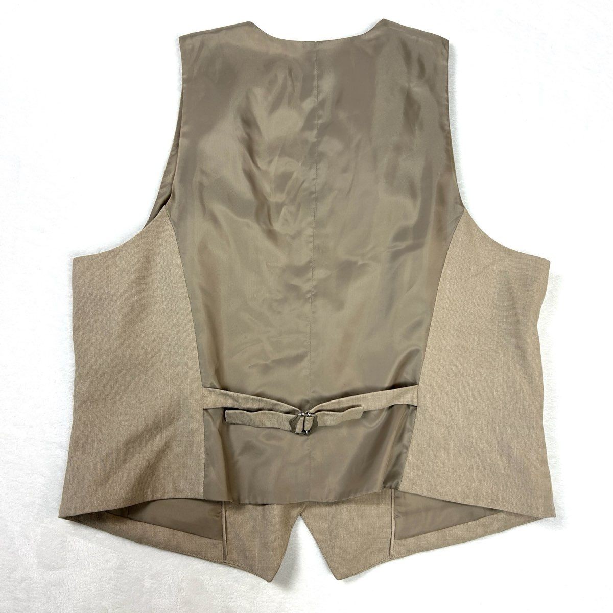 New York & Company Women’s Tan Vintage Y2K Stretch Vest Waistcoat NWT Sz 18