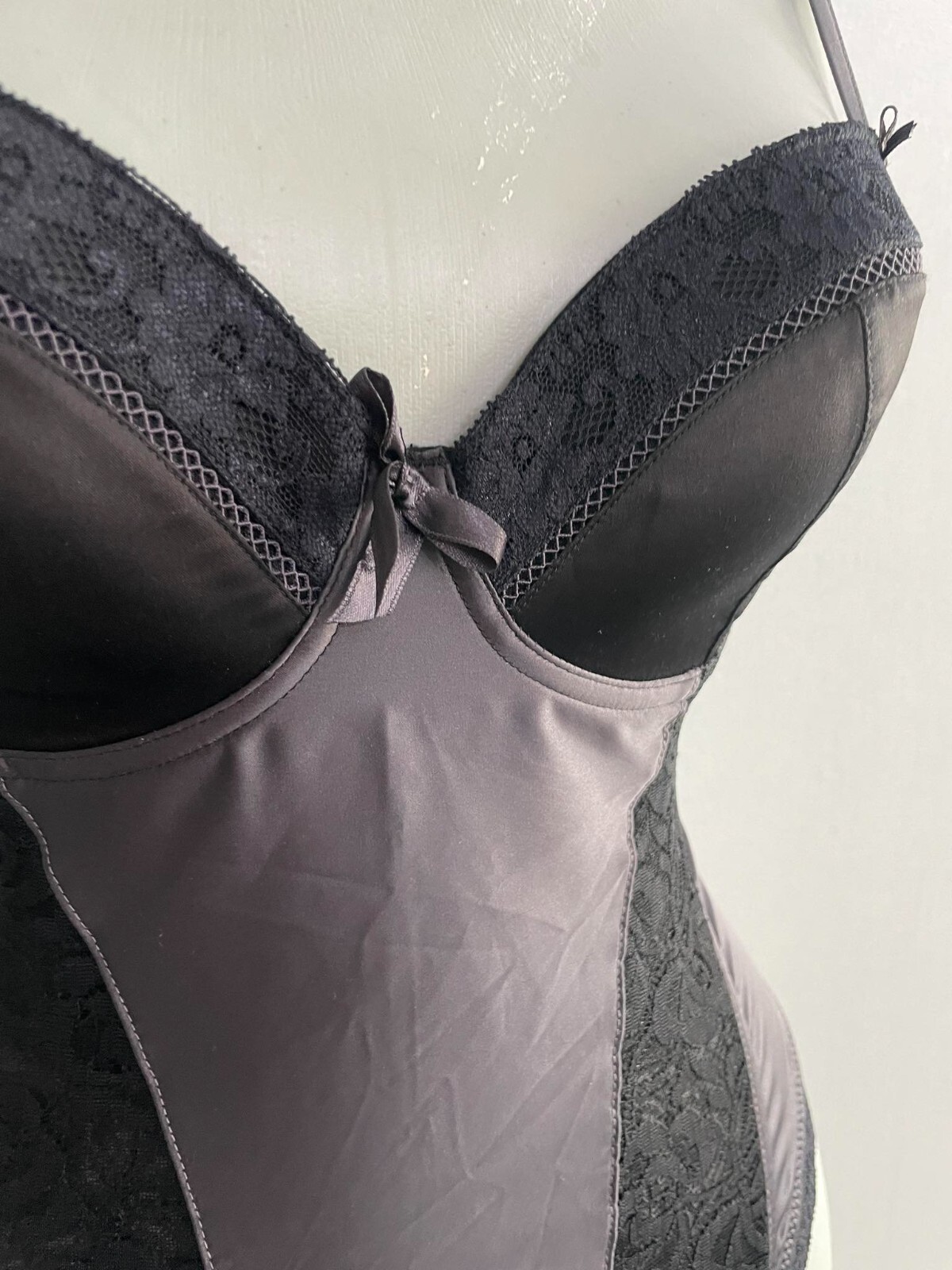 Corset Top Vintage Mesh Cami Rare with Straps Sexy Lingerie Bustier