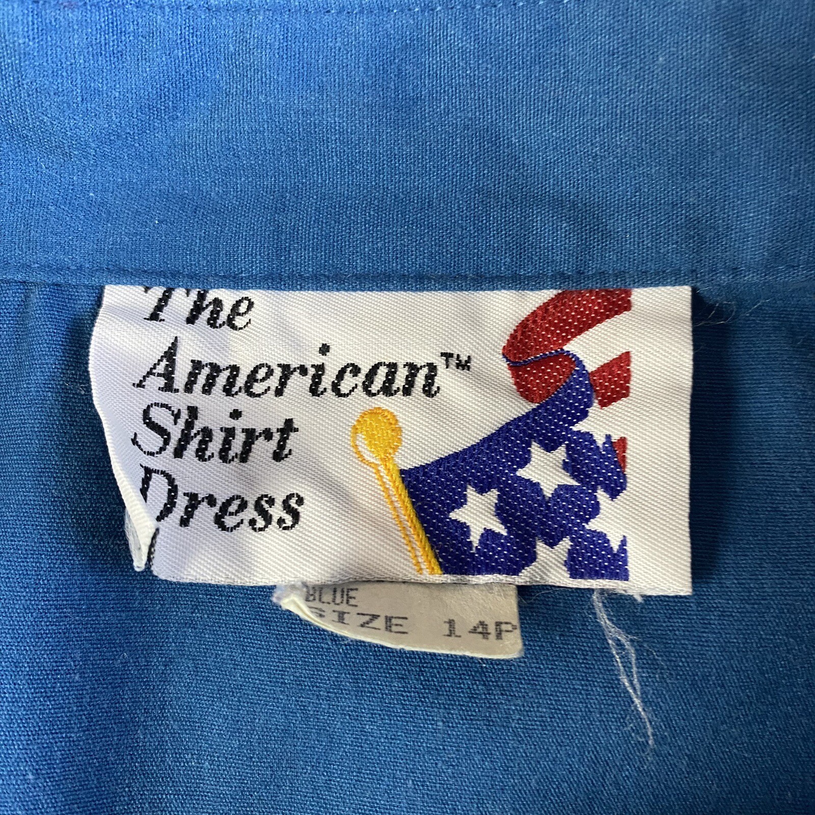 VTG | The American Shirt Dress Black Vintage Uniform Workwear Size 14P