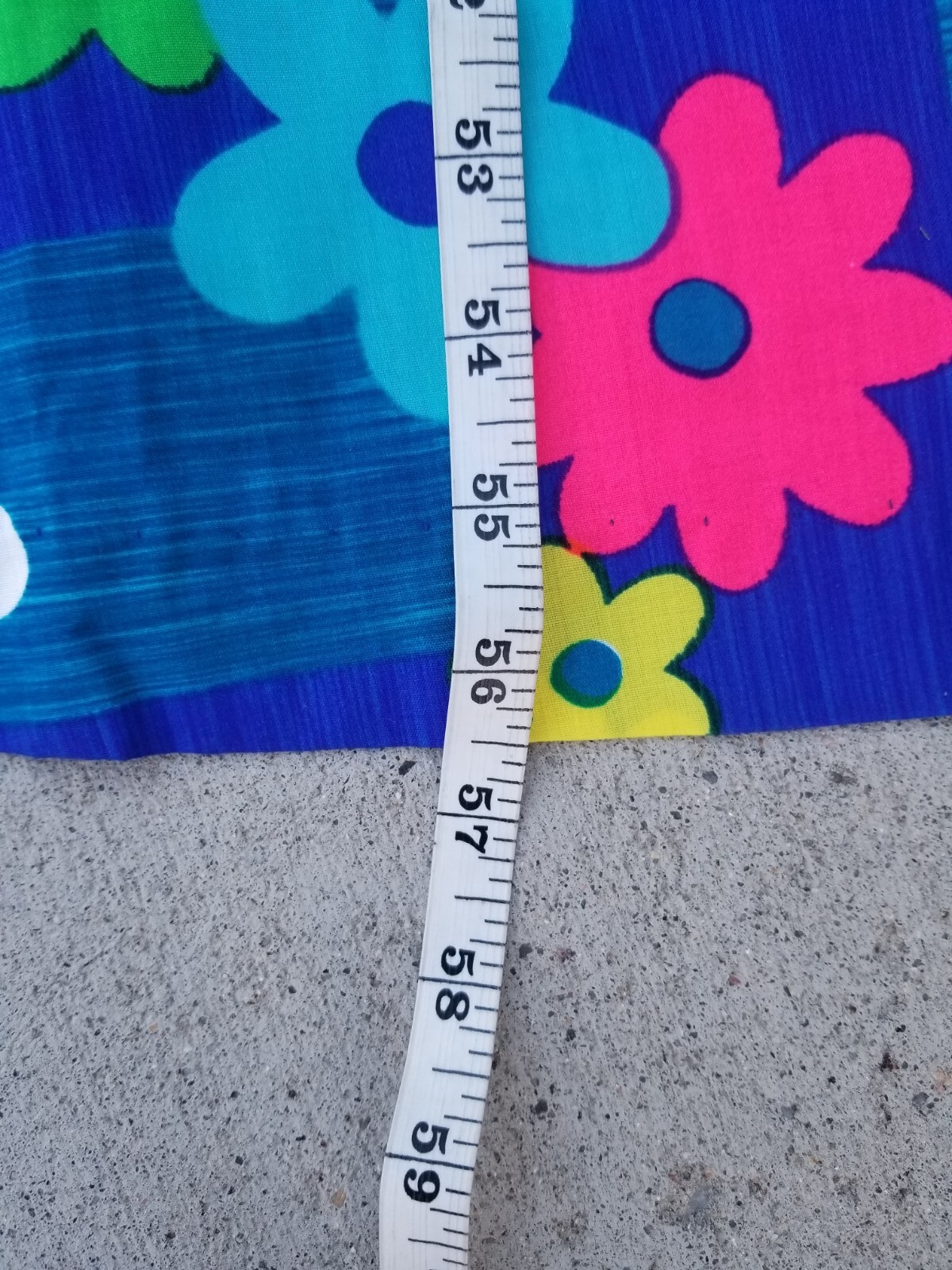 VINTAGE! Made in Hawaii Colorful FLORAL DRESS *See Pics for Measurements*