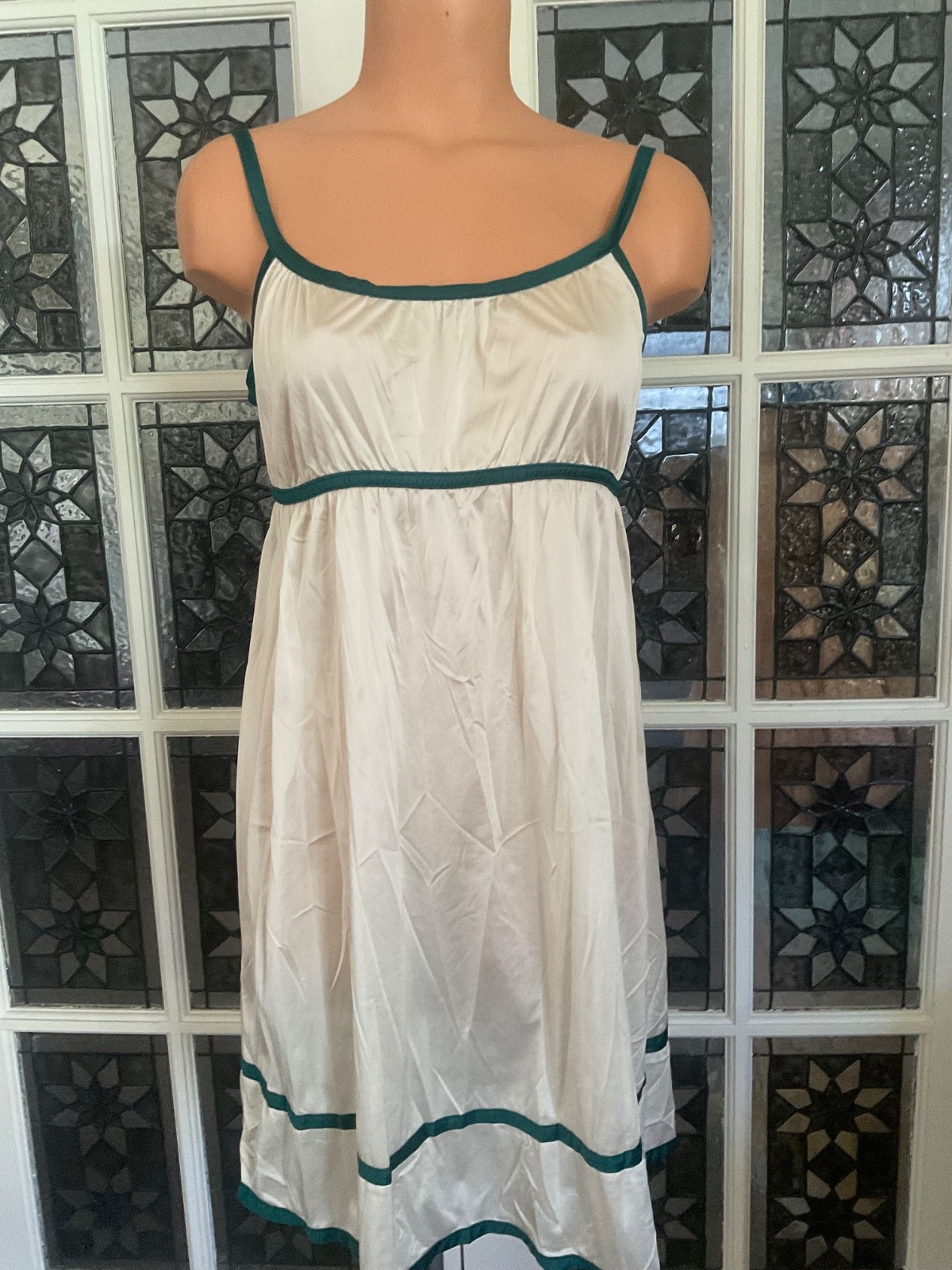 Vintage VASSARETTE Babydoll Nightie Matching Bed Jacket Set Silky Nylon USA Sz 9