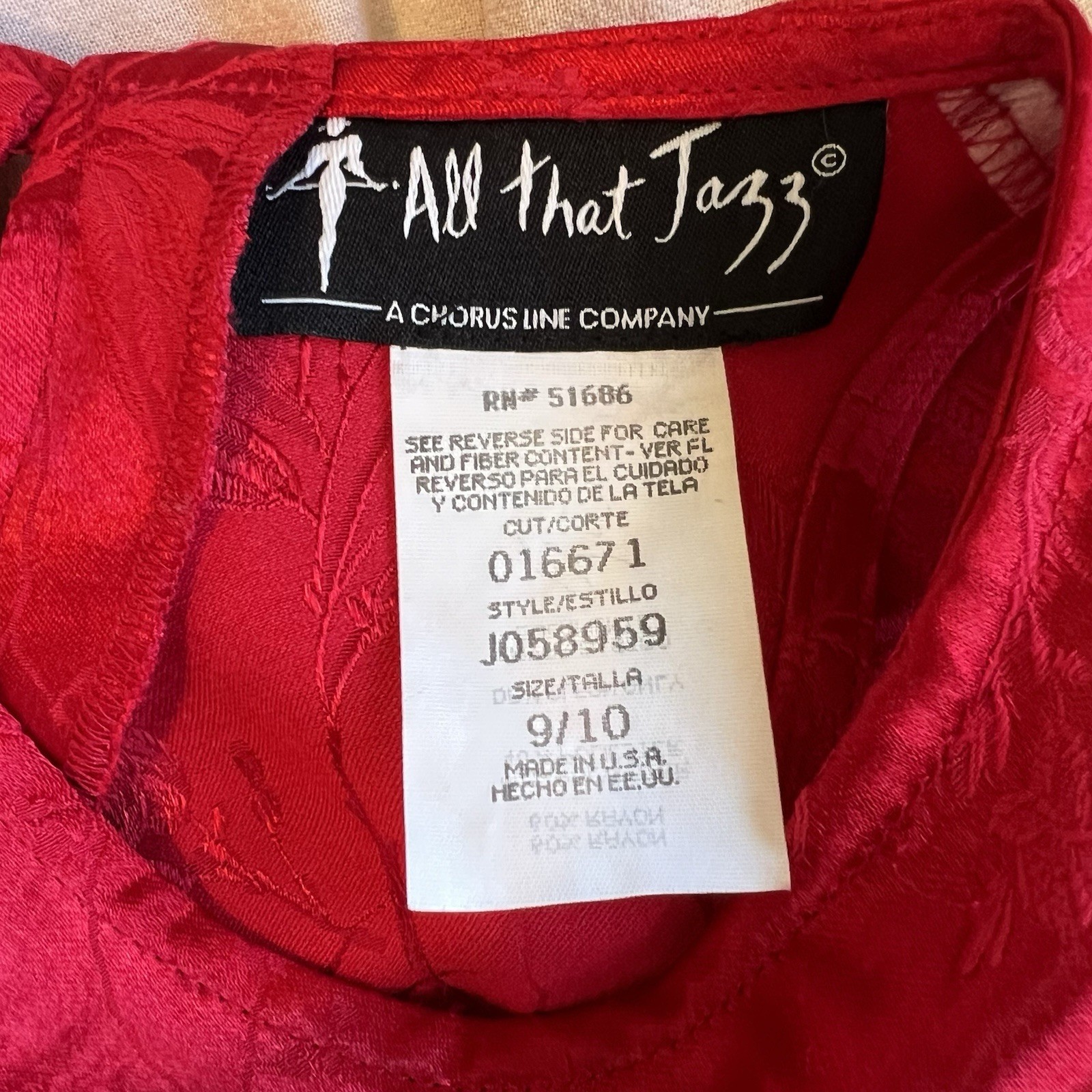 Vintage All That Jazz Satin Brocade Dress