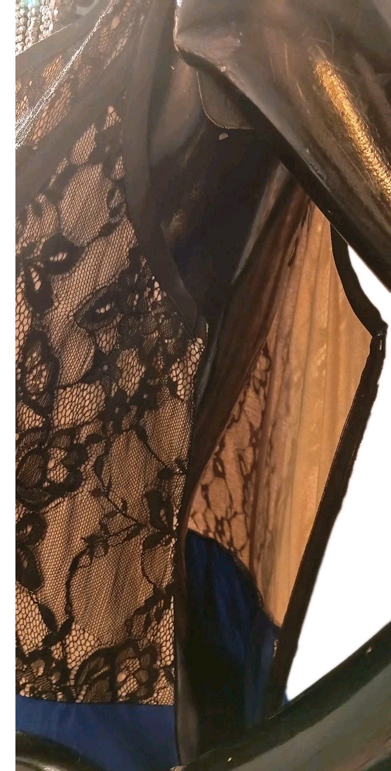 GUY LAROCHE Evening Dress Vintage Lace/Plisse