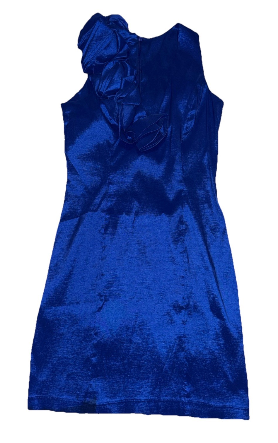 Vtg 90’s Jessica Mcclintock Cocktail Dress Royal Blue Party Prom Formal Sz 10