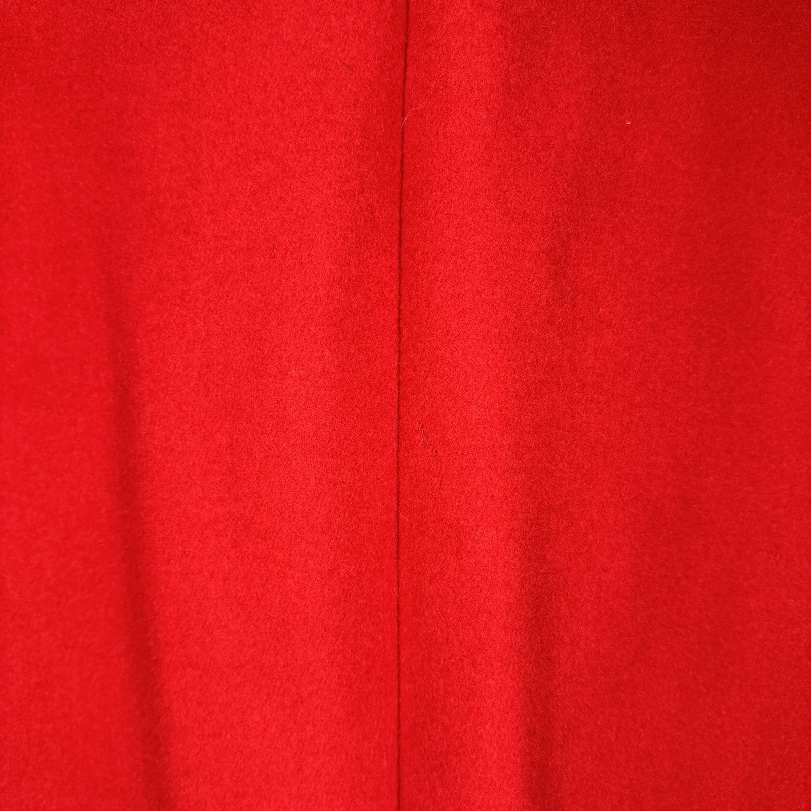 Vintage 80s Donnybrook Womens Red Wool Double Breasted Coat 10 Petite