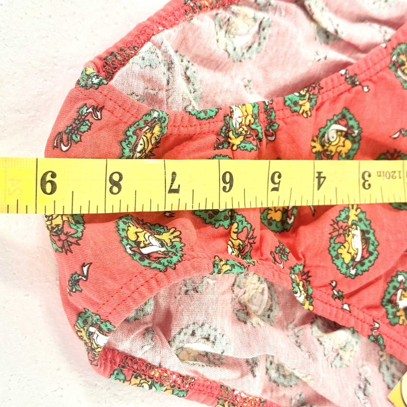 NWT 1978 Vintage Garfield Paws Underwear Christmas Cotton Panty Womens Size 7
