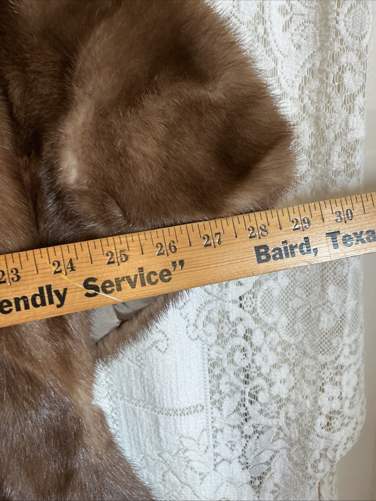 Vintage Elegant Mink Fur Cape Rice’s Fur Salon USA